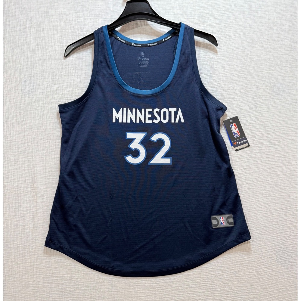 Fanatics NBA Minnesota Timberwolves Karl-Anthony Towns 32 Jersey Tank Top XL NEW